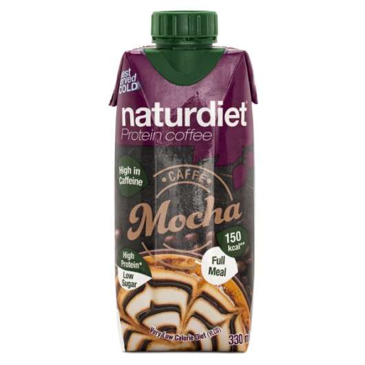 Naturdiet Shake, Protein Coffee Caffee Mocha, 330 ml
