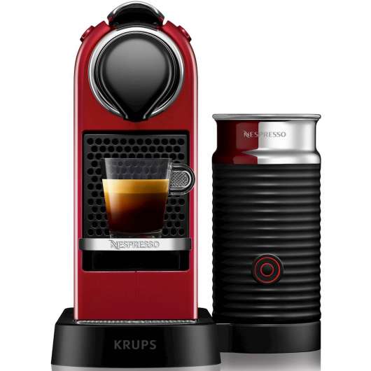 Nespresso krups Citiz & Milk, 1,0 l., red