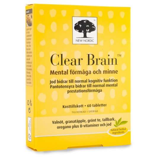 New Nordic Clear Brain 60 tabl