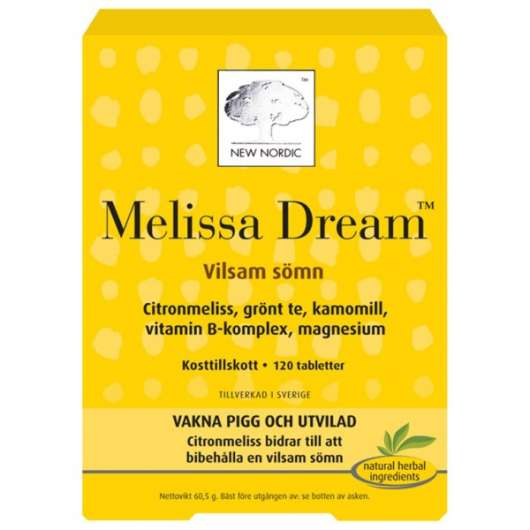 New Nordic Melissa Dream, 120 tabl