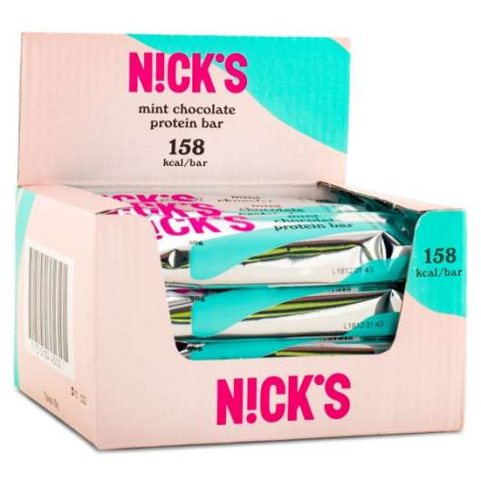 Nicks Protein Bar Mint Chocolate 12-pack
