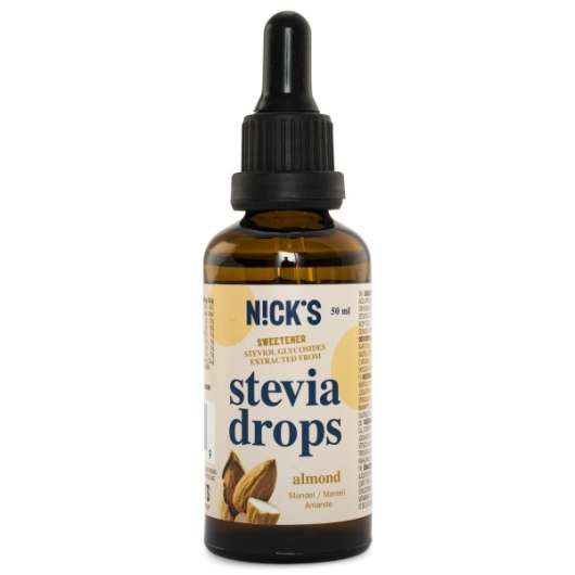 Nicks Stevia Drops Almond 50 ml