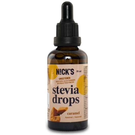 Nicks Stevia Drops Caramel 50 ml