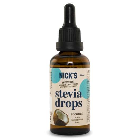 Nicks Stevia Drops Coconut 50 ml