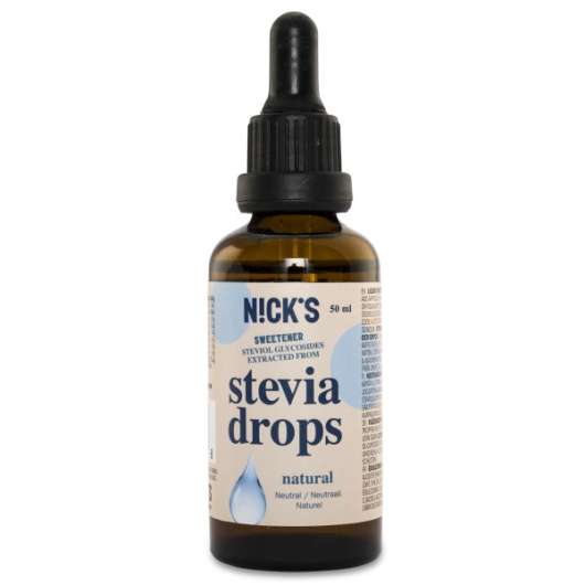 Nicks Stevia Drops Natural 50 ml