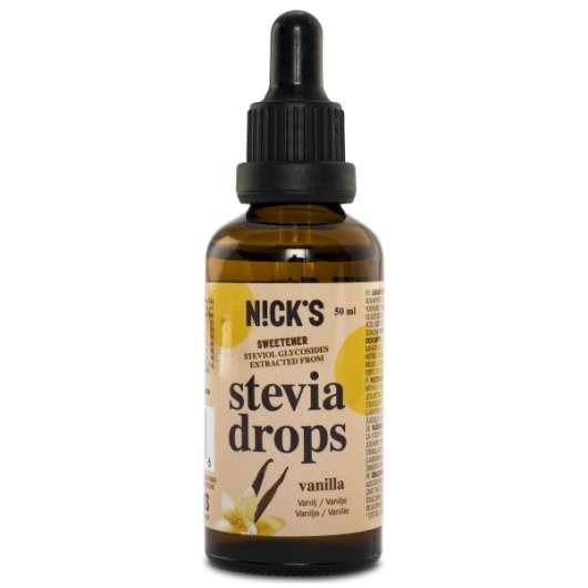 Nicks Stevia Drops Vanilla 50 ml