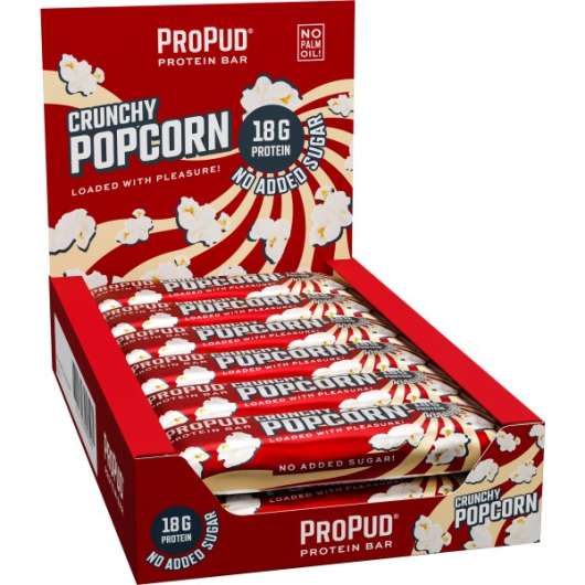Njie ProPud Protein Bar Crunchy Popcorn 12-pack