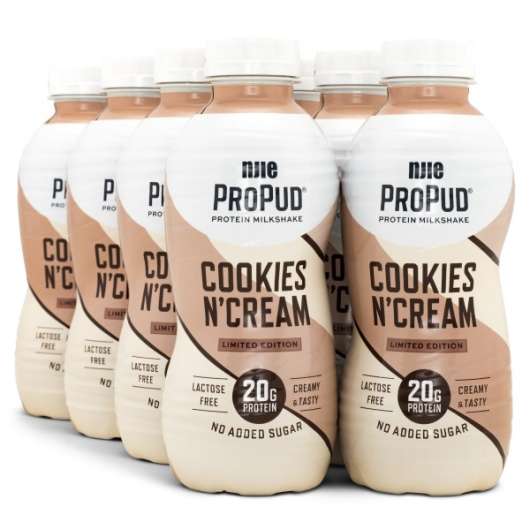 Njie ProPud Protein Milkshake Cookie & Cream 8-pack