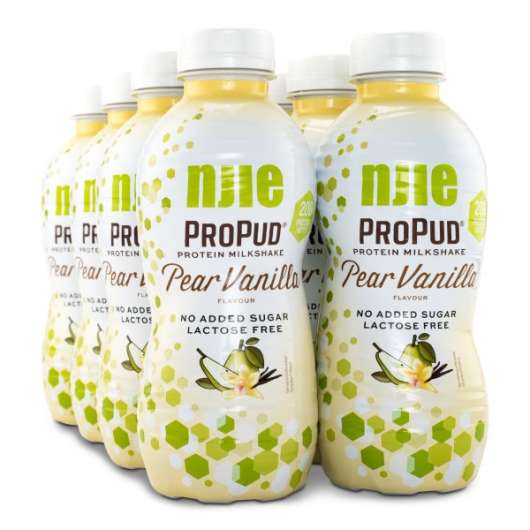 Njie ProPud Protein Milkshake Pear Vanilla 8-pack