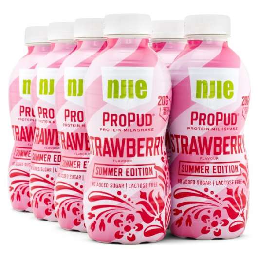 Njie ProPud Protein Milkshake Strawberry 8-pack