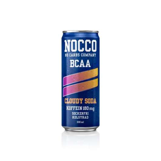 NOCCO BCAA, Cloudy Soda, Koffein, 1 st