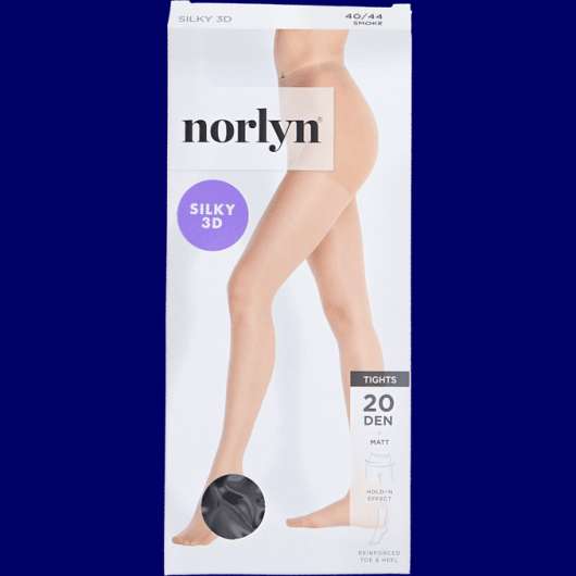 Norlyn 2 x Silky Strumpbyxa 20D Smoke Stl 40-44