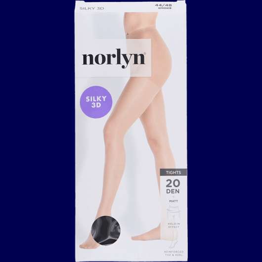 Norlyn 2 x Silky Strumpbyxa 20D Smoke Stl 44-48