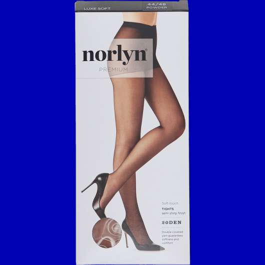 Norlyn 2 x Strumpbyxa 20 Den Luxe Soft Powder 44-48