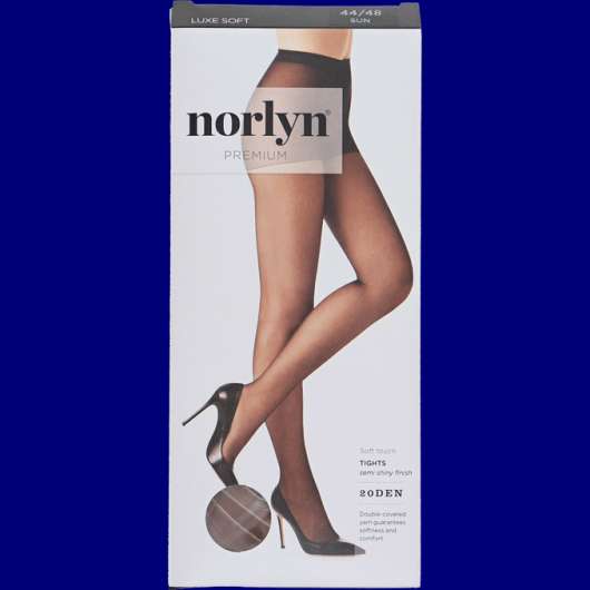 Norlyn Soft Tights 20D Sun Stl 44/48 5-pack
