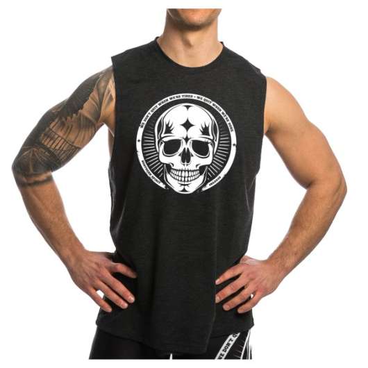 Northern Spirit Muscle Tank L Black with Skull