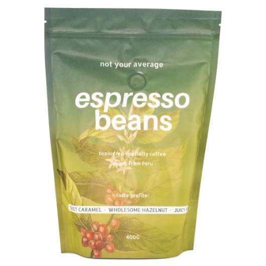 Not Your Average Peru Espresso Beans 400 g