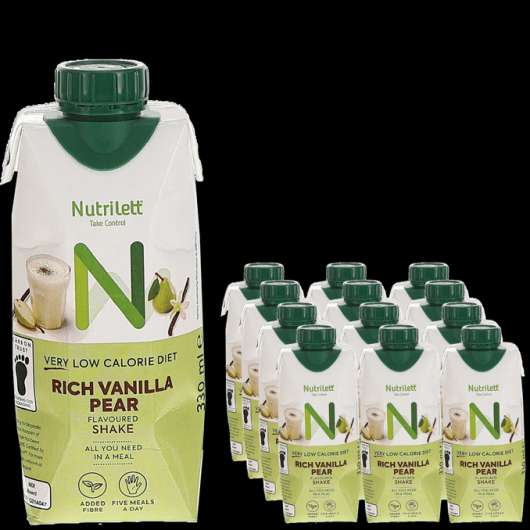 Nutrilett Måltidsersättning Shake Vanilla-Pear 12-pack