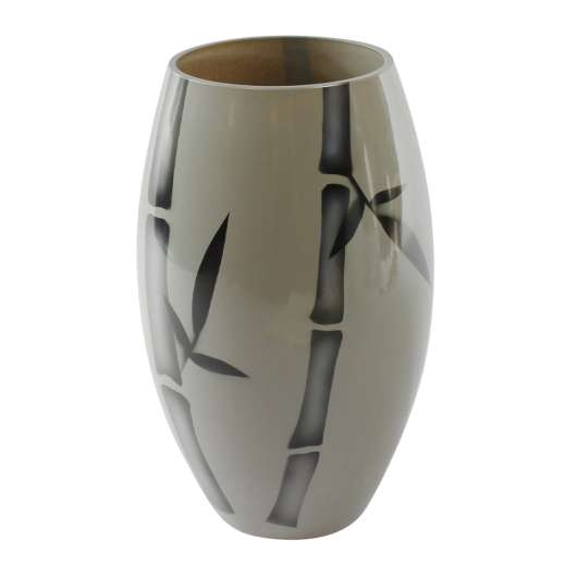 Nybro Crystal - Bambu Vas 20x13 cm Beige