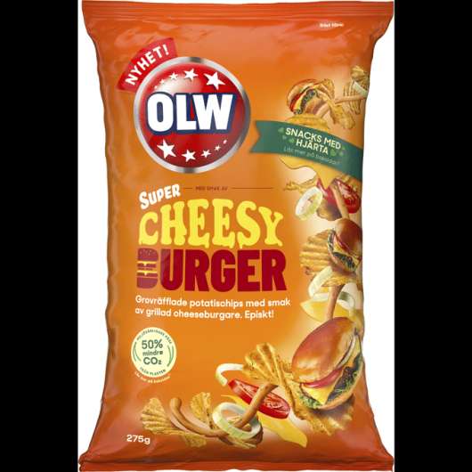OLW 2 x Chips Cheesy Burger