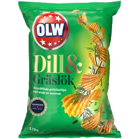OLW 2 x Chips Dill & Gräslök
