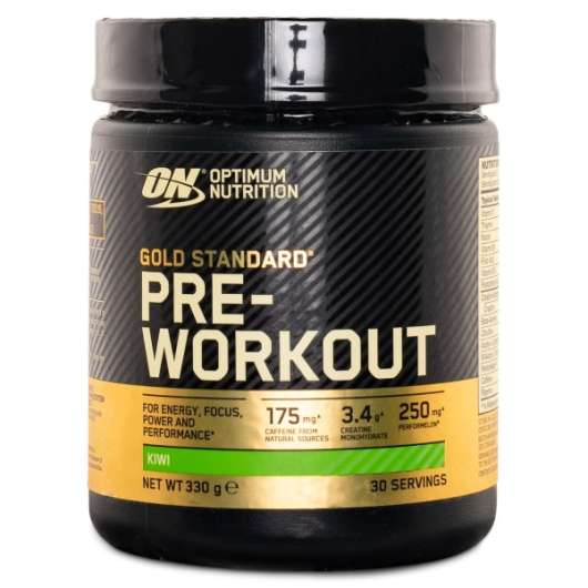 Optimum Nutrition Gold Standard Pre-Workout, Kiwi, 330 g