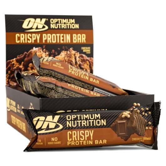 Optimum Nutrition Protein Crisp Bar Chocolate Brownie 10-pack