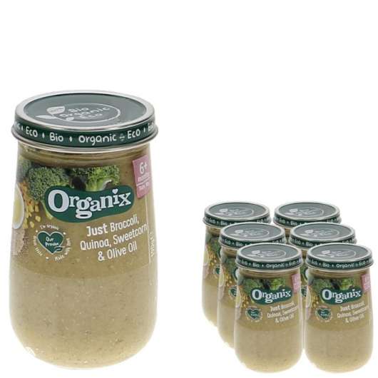 Organix Barnmat Broccoli Quinoa 6-pack