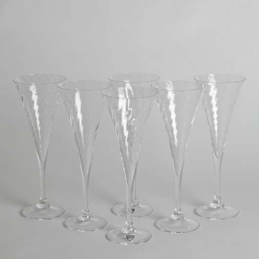 Orrefors - Champagneglas "Helena" 6 st