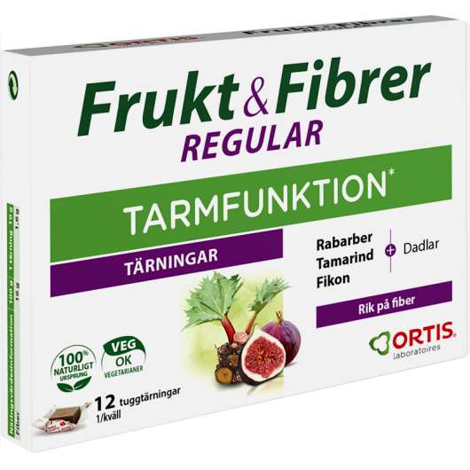 Ortis Frukt & Fibrer Chew 12-pack