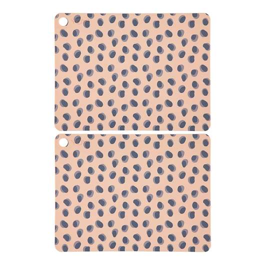 Oyoy - Leopard Dots Tablett 34x45 cm 2-pack