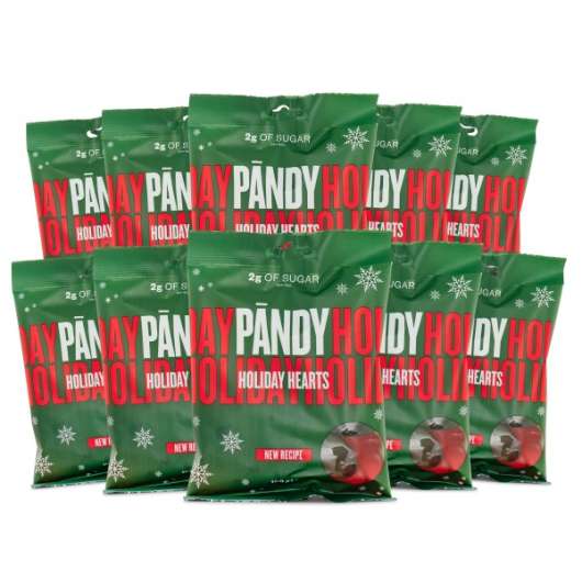Pändy Candy Holiday Hearts 10-pack