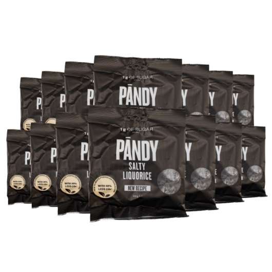 Pändy Candy, Salty Liquorice, 14-pack