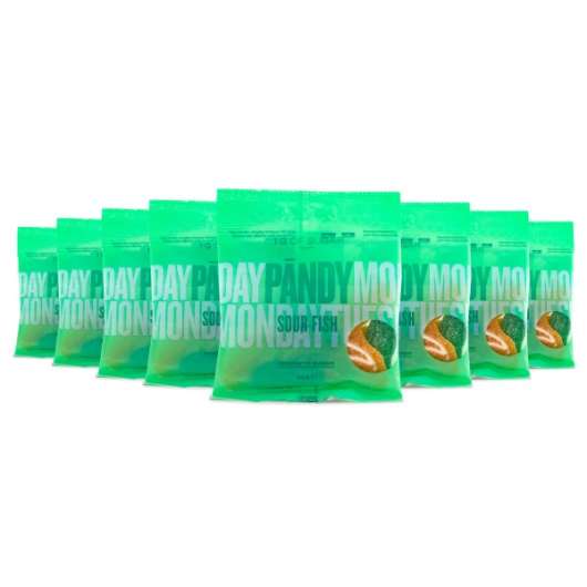 Pändy Candy, Sour Fish, 14-pack