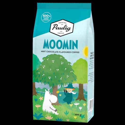 Paulig Moomin Kaffe Mintchoklad