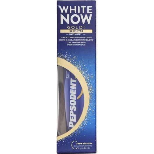 Pepsodent Tandkräm White Now Gold
