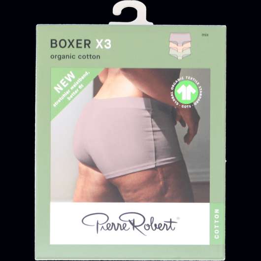 Pierre Robert Boxertrosor Bomull Mix Stl XL 3-pack