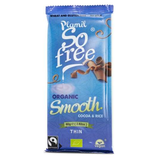 Plamil So Free Vegansk Choklad Milk Chocolate 80 g