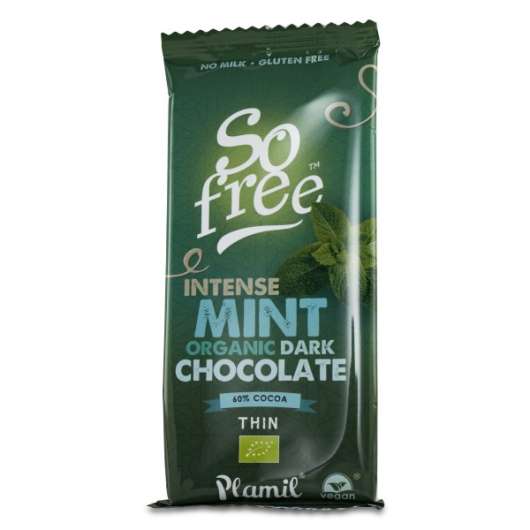Plamil So Free Vegansk Choklad Mint 80 g