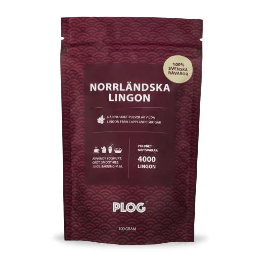 PLOG Norrländska Lingon, 100 g