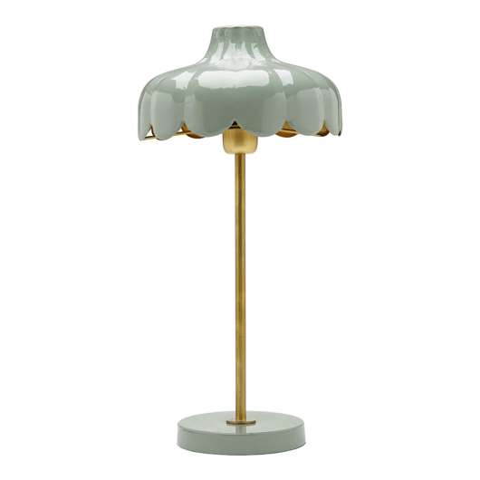 PR Home - Wells Bordslampa 50 cm Grön/Guld