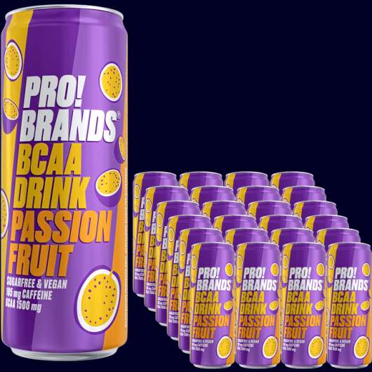 ProBrands Energidryck Passionsfrukt 24-pack