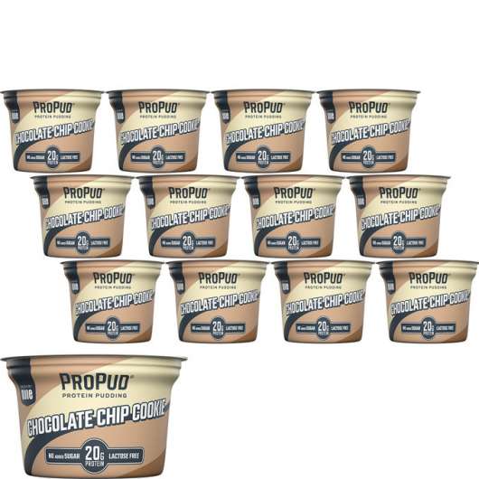 Propud Proteinpudding Choklad Chip Cookie 12-pack