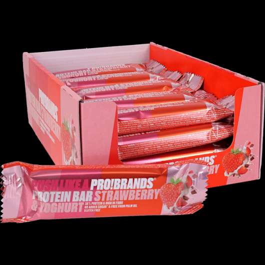 ProteinPro Proteinbar Strawberry & Yoghurt 24-pack
