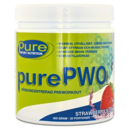 Pure Sport Nutrition PWO Strawberry Slush 300 g