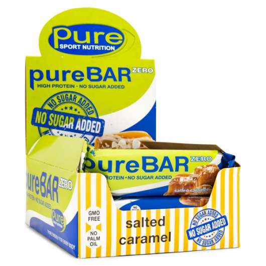 Pure Sport Nutrition Zero Bar Salted Caramel 20-pack