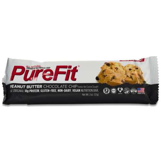 PureFit Nutrition Bar Peanut Butter Chocolate Chip 1 st