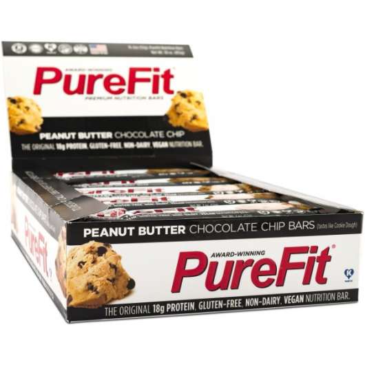 PureFit Nutrition Bar Peanut Butter Chocolate Chip 15-pack