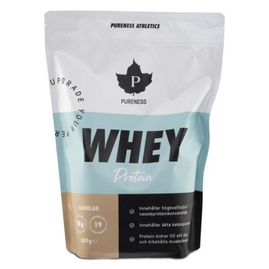 Pureness Athletics Whey Protein, Choklad, 500 g