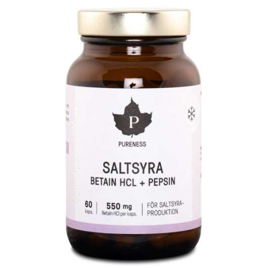 Pureness Betain HCL - Saltsyra, 60 kaps